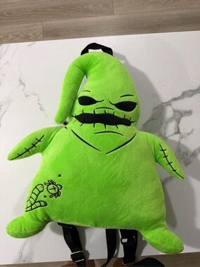 Hot Topic Neon Green Oogie Boogie Plush Backpack